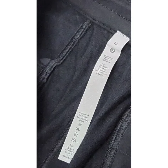 Lululemon French Terry High Rise Pant‎ Wide Leg Women's Size 10 New W Tags